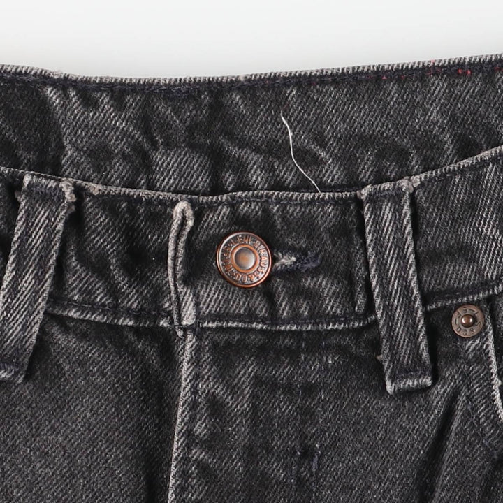 90'S Levi's 550-0260 Black Denim Tapered Denim Pants Made in USA Men's W30 Vintage cotton black type Vintage Second Hand