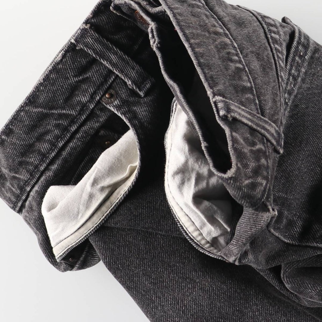 90'S Levi's 550-0260 Black Denim Tapered Denim Pants Made in USA Men's W30 Vintage cotton black type Vintage Second Hand