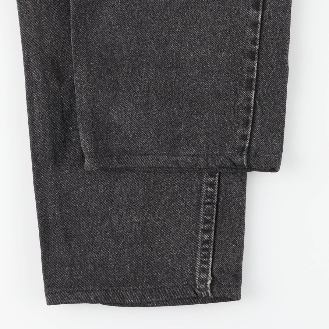 90'S Levi's 550-0260 Black Denim Tapered Denim Pants Made in USA Men's W30 Vintage cotton black type Vintage Second Hand