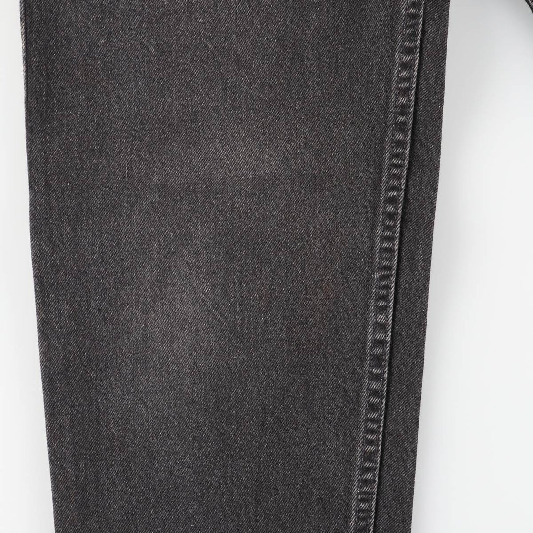90'S Levi's 550-0260 Black Denim Tapered Denim Pants Made in USA Men's W30 Vintage cotton black type Vintage Second Hand