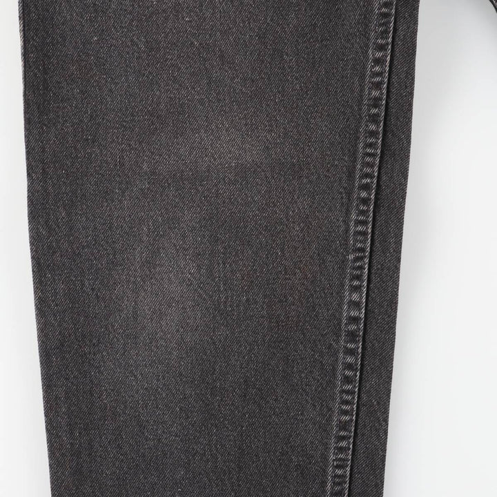 90'S Levi's 550-0260 Black Denim Tapered Denim Pants Made in USA Men's W30 Vintage cotton black type Vintage Second Hand