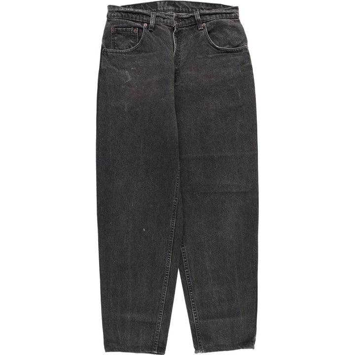 Levi's 560 Loose Fit Tapered Leg Black Denim Pants, Men's Size 32 unclear black type Vintage Second Hand