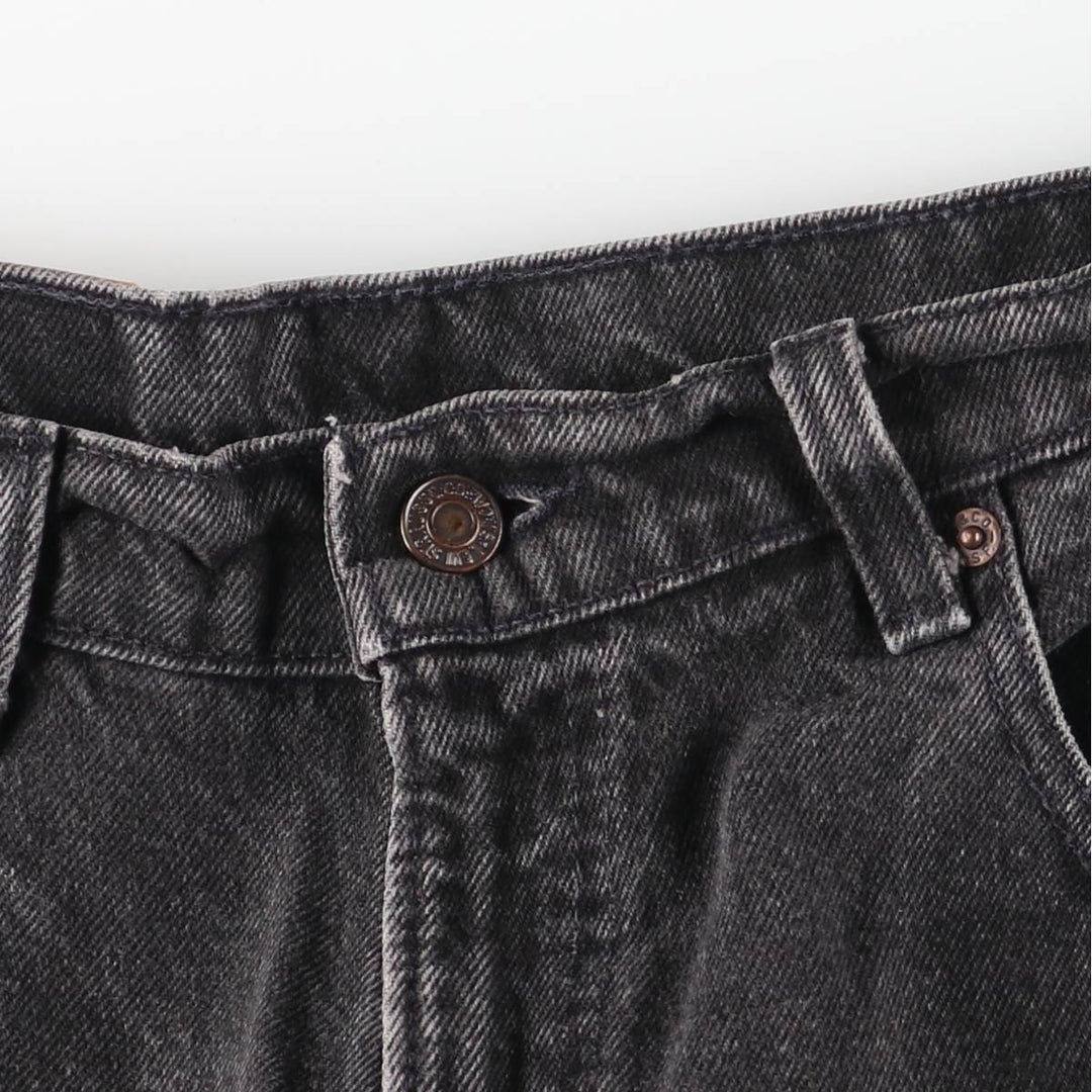 Levi's 560 Loose Fit Tapered Leg Black Denim Pants, Men's Size 32 unclear black type Vintage Second Hand