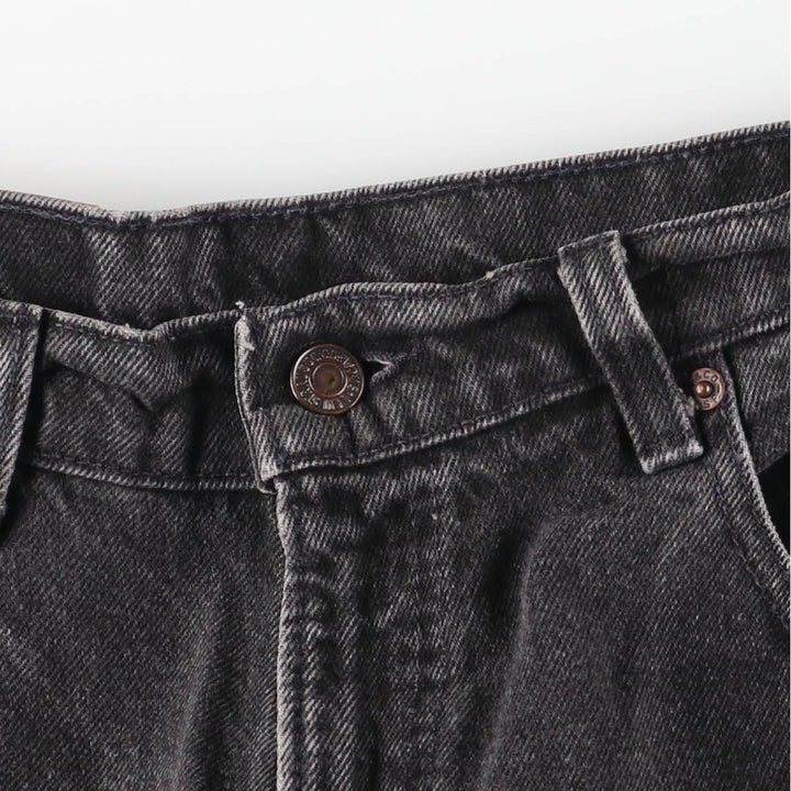Levi's 560 Loose Fit Tapered Leg Black Denim Pants, Men's Size 32 unclear black type Vintage Second Hand