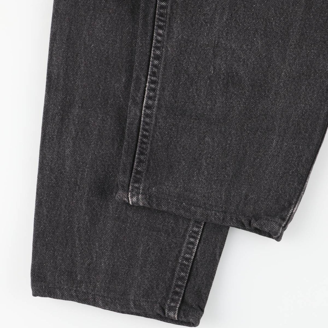 Levi's 560 Loose Fit Tapered Leg Black Denim Pants, Men's Size 32 unclear black type Vintage Second Hand