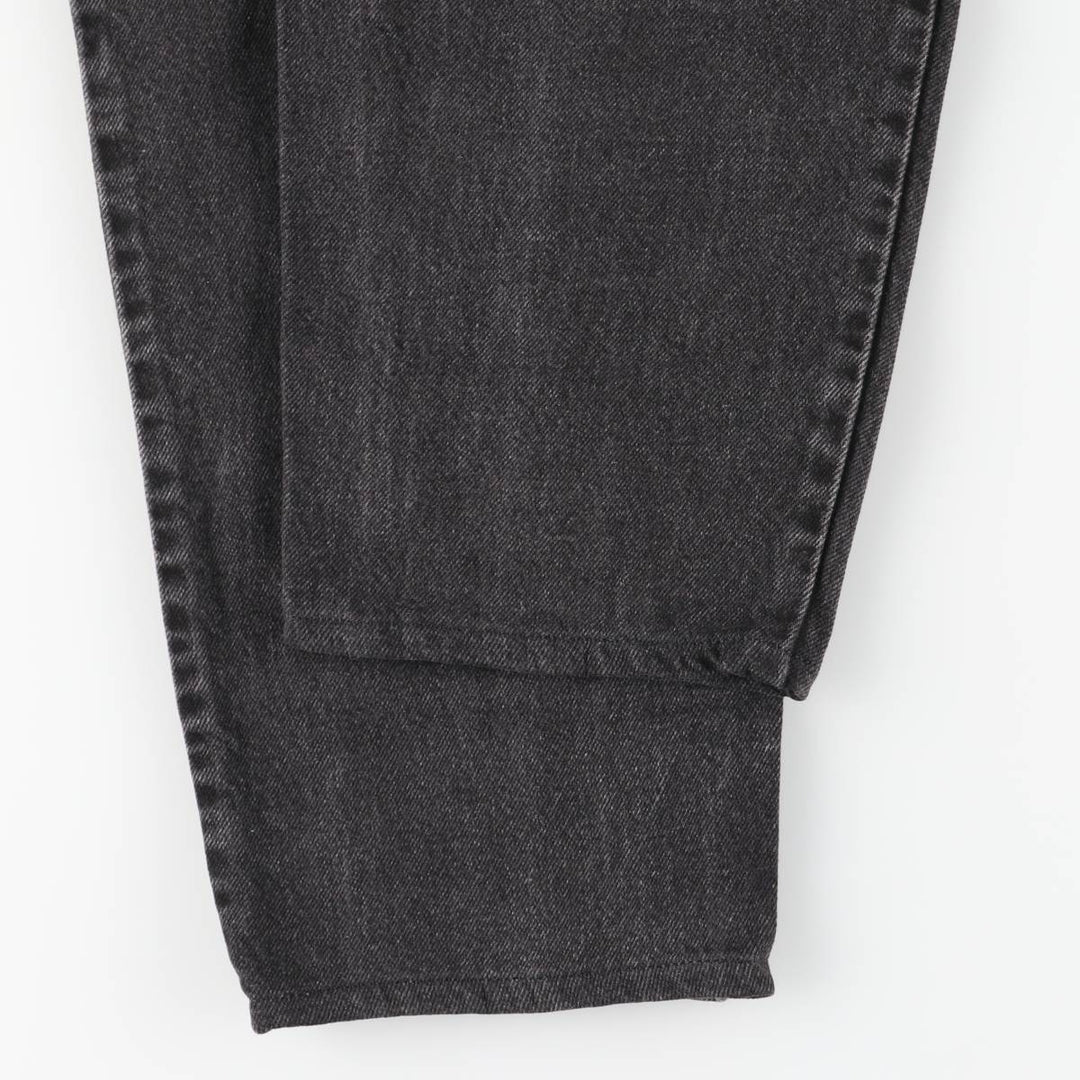 Levi's 560 Loose Fit Tapered Leg Black Denim Pants, Men's Size 32 unclear black type Vintage Second Hand
