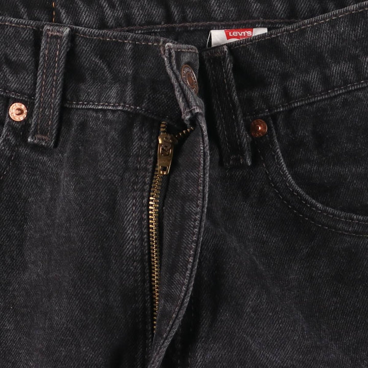 90'S Levi's 550-0260 Black Denim Tapered Denim Pants Made in USA Men's W33 Vintage cotton black type Vintage Second Hand