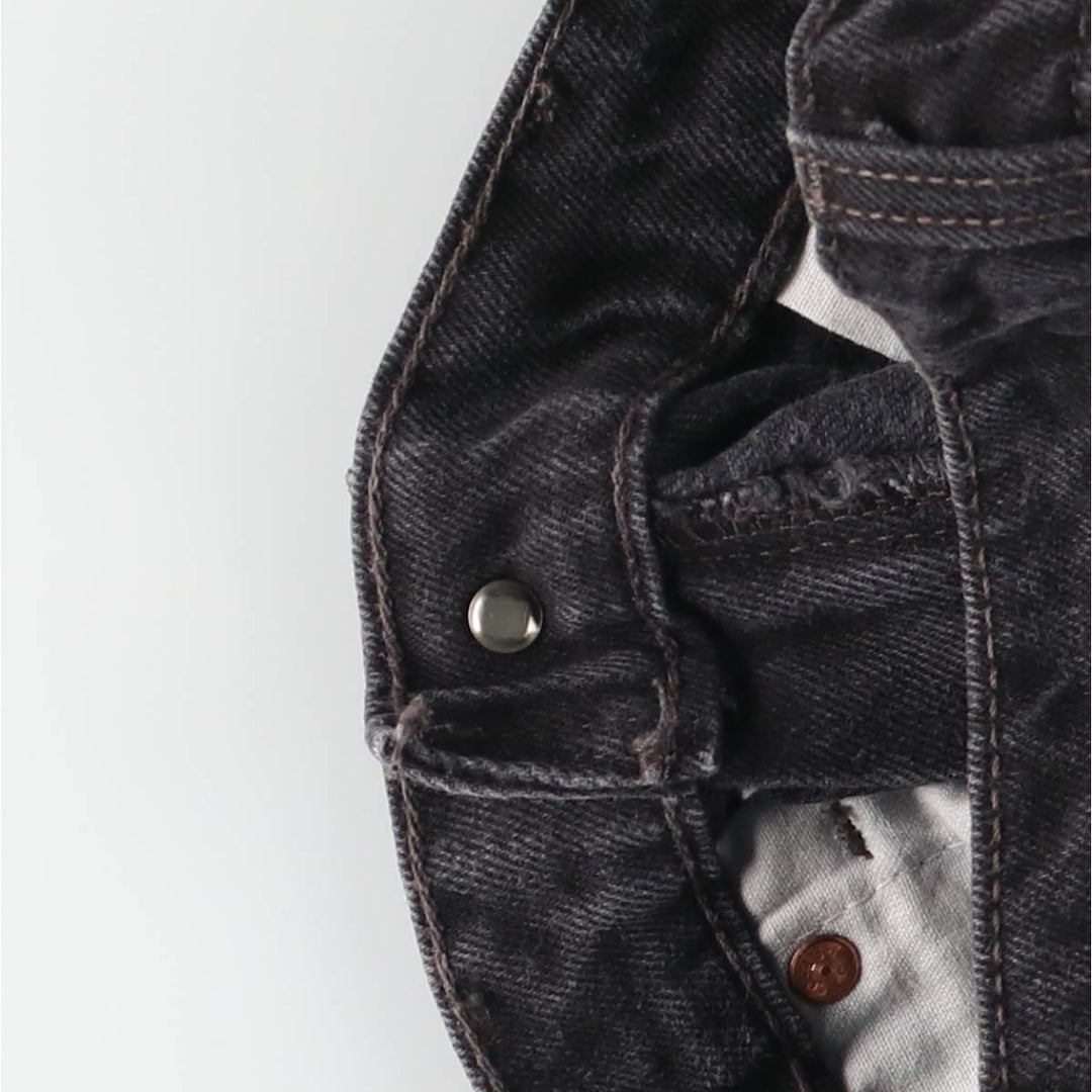 90'S Levi's 550-0260 Black Denim Tapered Denim Pants Made in USA Men's W33 Vintage cotton black type Vintage Second Hand