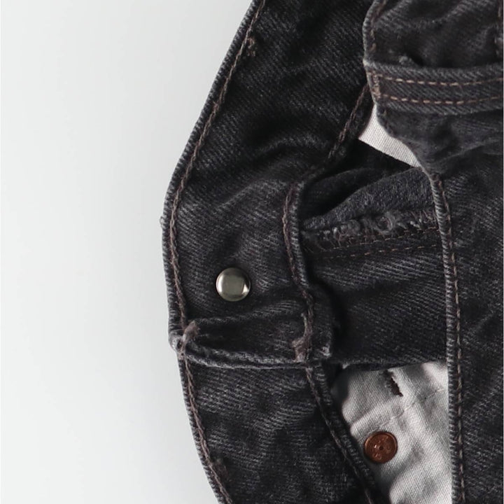 90'S Levi's 550-0260 Black Denim Tapered Denim Pants Made in USA Men's W33 Vintage cotton black type Vintage Second Hand
