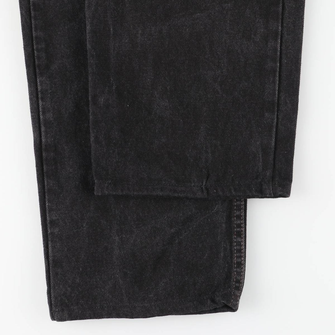 90'S Levi's 550-0260 Black Denim Tapered Denim Pants Made in USA Men's W33 Vintage cotton black type Vintage Second Hand