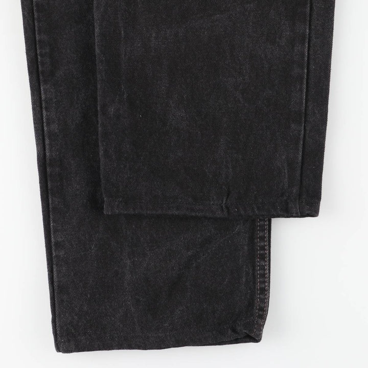 90'S Levi's 550-0260 Black Denim Tapered Denim Pants Made in USA Men's W33 Vintage cotton black type Vintage Second Hand