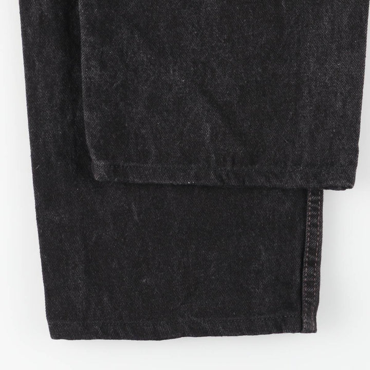 90'S Levi's 550-0260 Black Denim Tapered Denim Pants Made in USA Men's W33 Vintage cotton black type Vintage Second Hand