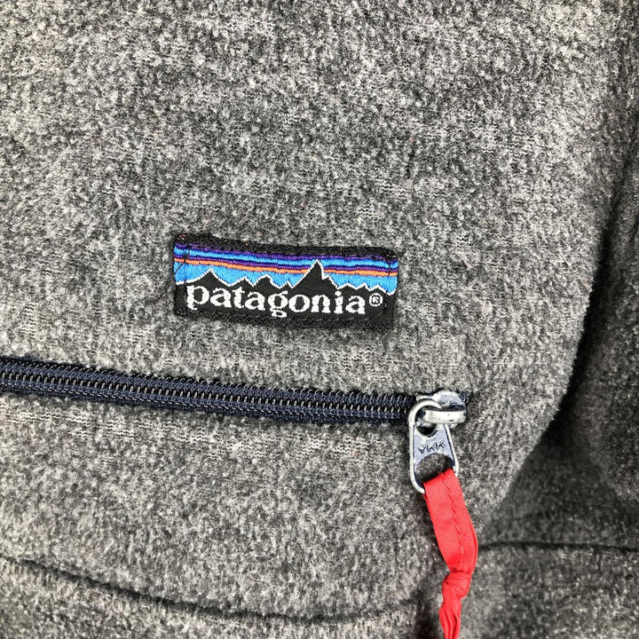 Vintage 80s-90'S Patagonia Half-Zip Fleece Pullover, Men's Size L unclear gray type Vintage Second Hand