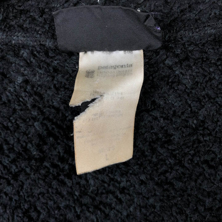 Patagonia Regulator R4 Fleece Jacket, Men's Size L polyester black type Vintage Second Hand