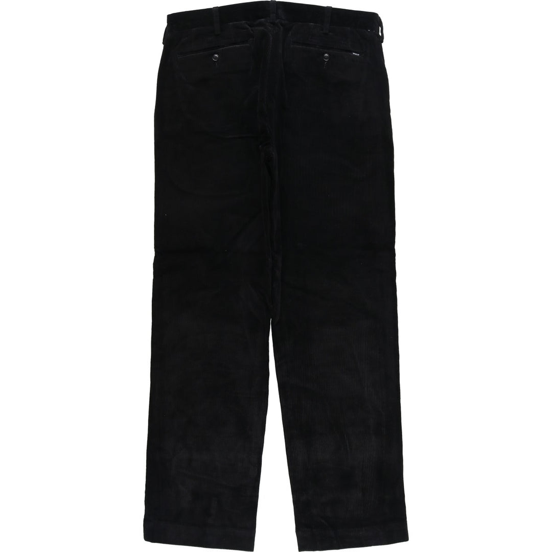 Ralph Lauren POLO RALPH LAUREN CLASSIC FIT corduroy pants, men's size W34 cotton black type Vintage Second Hand