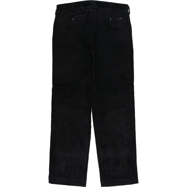 Ralph Lauren POLO RALPH LAUREN CLASSIC FIT corduroy pants, men's size W34 cotton black type Vintage Second Hand