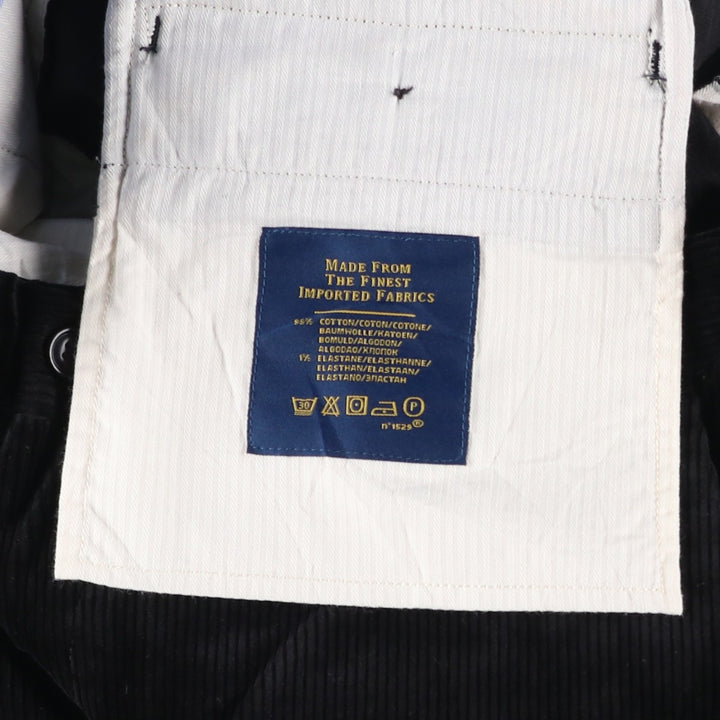 Ralph Lauren POLO RALPH LAUREN CLASSIC FIT corduroy pants, men's size W34 cotton black type Vintage Second Hand