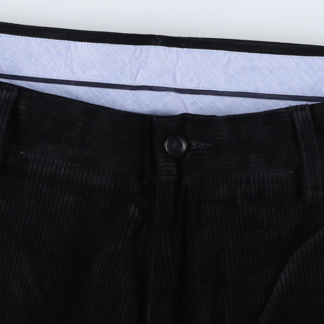 Ralph Lauren POLO RALPH LAUREN CLASSIC FIT corduroy pants, men's size W34 cotton black type Vintage Second Hand