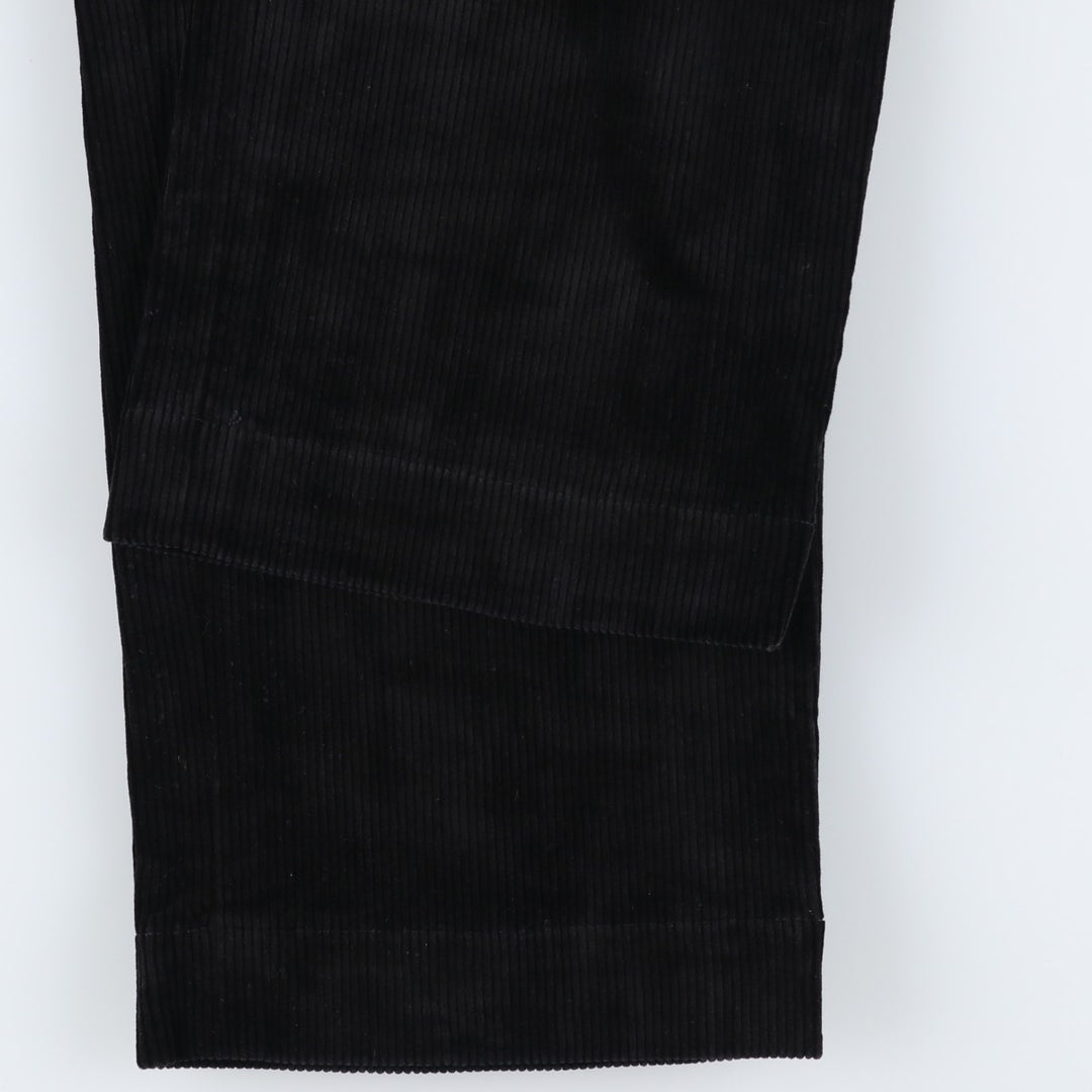 Ralph Lauren POLO RALPH LAUREN CLASSIC FIT corduroy pants, men's size W34 cotton black type Vintage Second Hand
