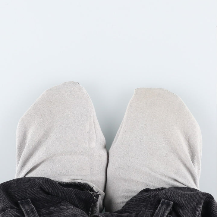 90s-00'S Levi's 550 Black Denim Tapered Denim Pants, Made in USA, Men's Size W32 cotton black type Vintage Second Hand
