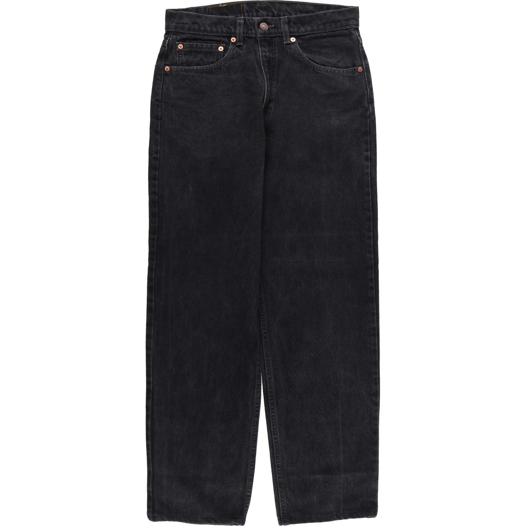 90'S Levi's 550-0260 Black Denim Tapered Denim Pants Made in USA Men's W30 Vintage cotton black type Vintage Second Hand