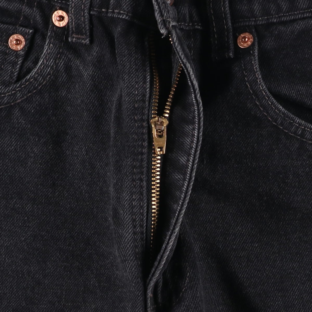 90'S Levi's 550-0260 Black Denim Tapered Denim Pants Made in USA Men's W30 Vintage cotton black type Vintage Second Hand
