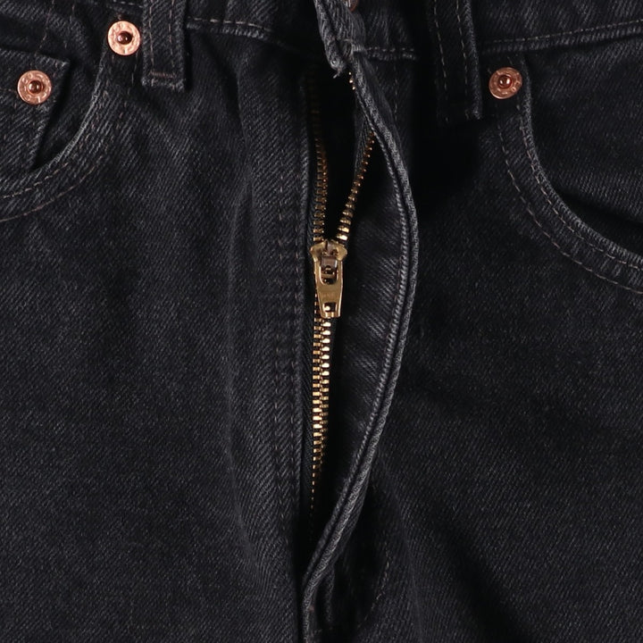 90'S Levi's 550-0260 Black Denim Tapered Denim Pants Made in USA Men's W30 Vintage cotton black type Vintage Second Hand