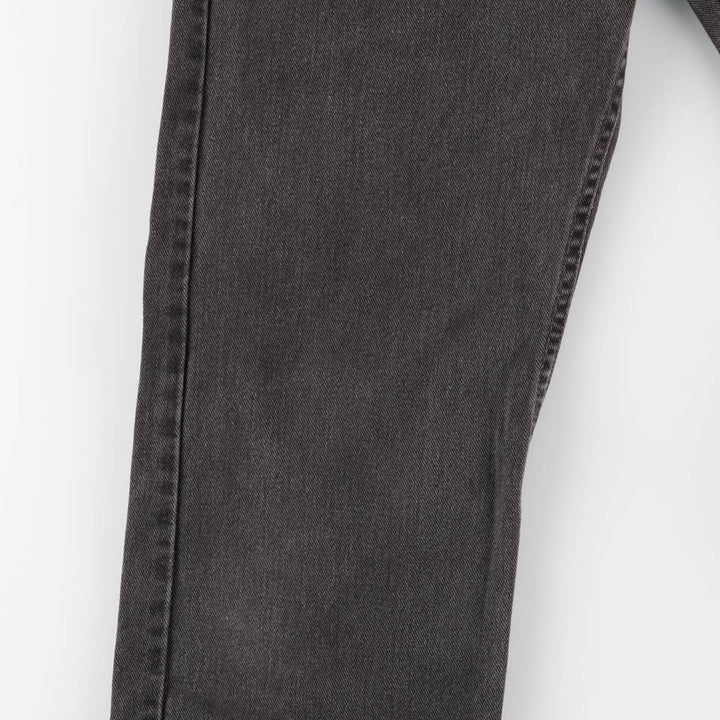 2000'S Levi's 505 Regular Fit Straight Leg Tapered Black Denim Pants, Made in Canada, Men's Size W30 cotton black type Vintage Second Hand