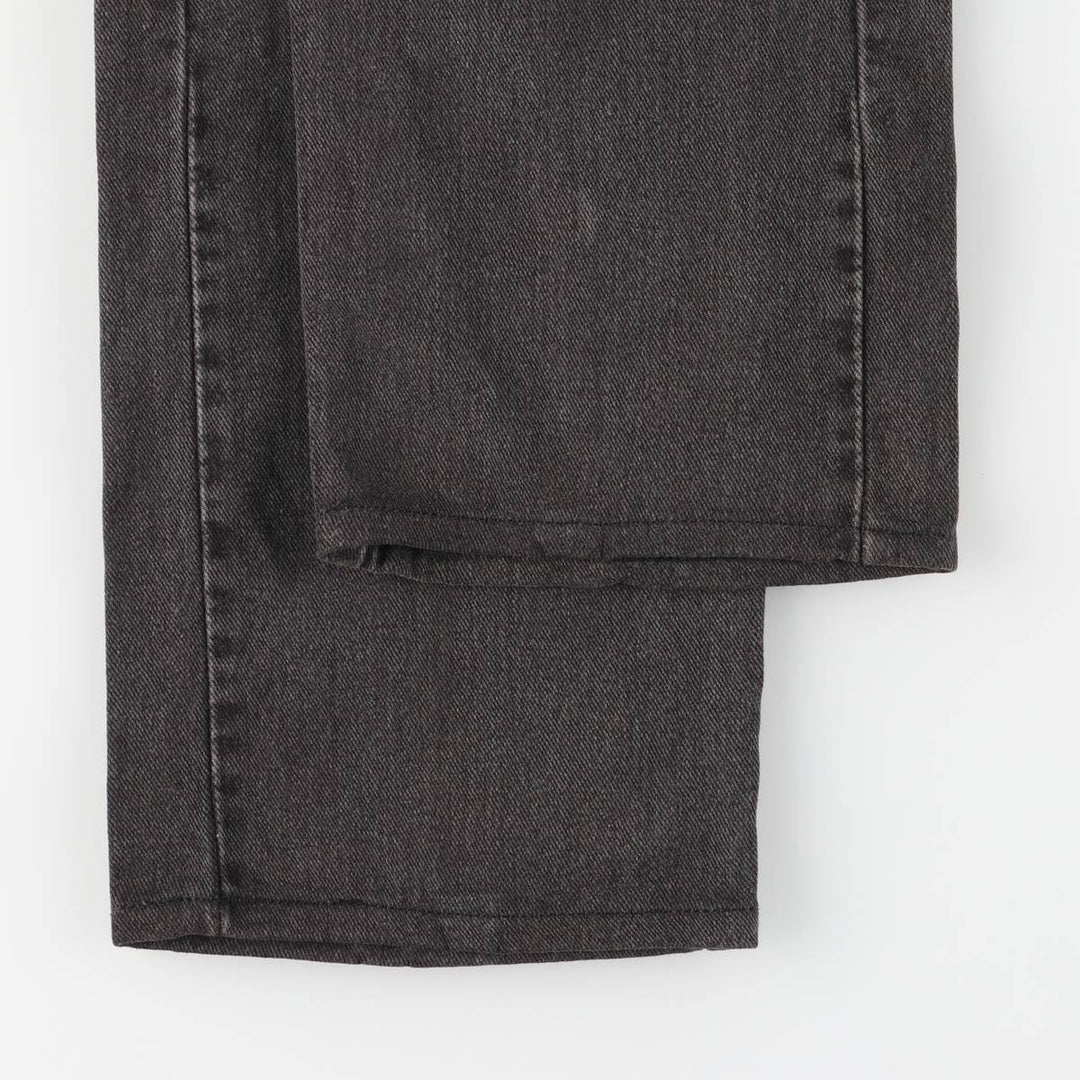 2000'S Levi's 505 Regular Fit Straight Leg Tapered Black Denim Pants, Made in Canada, Men's Size W30 cotton black type Vintage Second Hand
