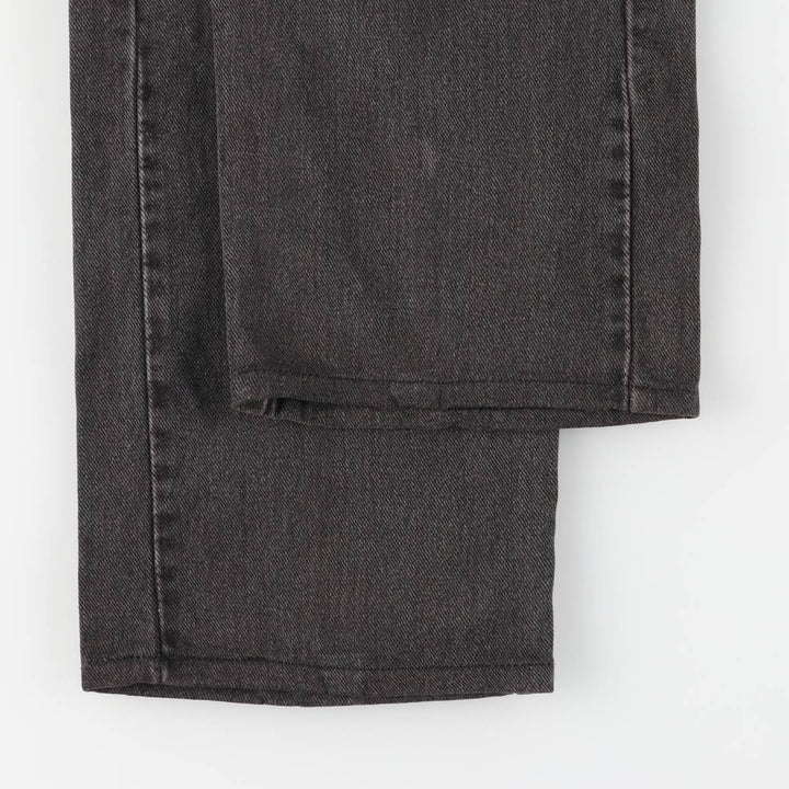 2000'S Levi's 505 Regular Fit Straight Leg Tapered Black Denim Pants, Made in Canada, Men's Size W30 cotton black type Vintage Second Hand