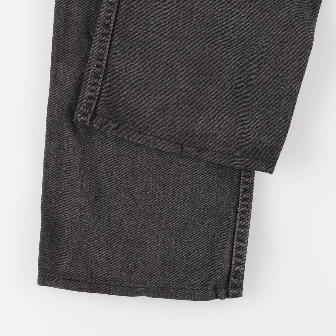 2000'S Levi's 505 Regular Fit Straight Leg Tapered Black Denim Pants, Made in Canada, Men's Size W30 cotton black type Vintage Second Hand