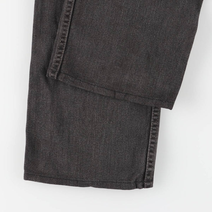 2000'S Levi's 505 Regular Fit Straight Leg Tapered Black Denim Pants, Made in Canada, Men's Size W30 cotton black type Vintage Second Hand