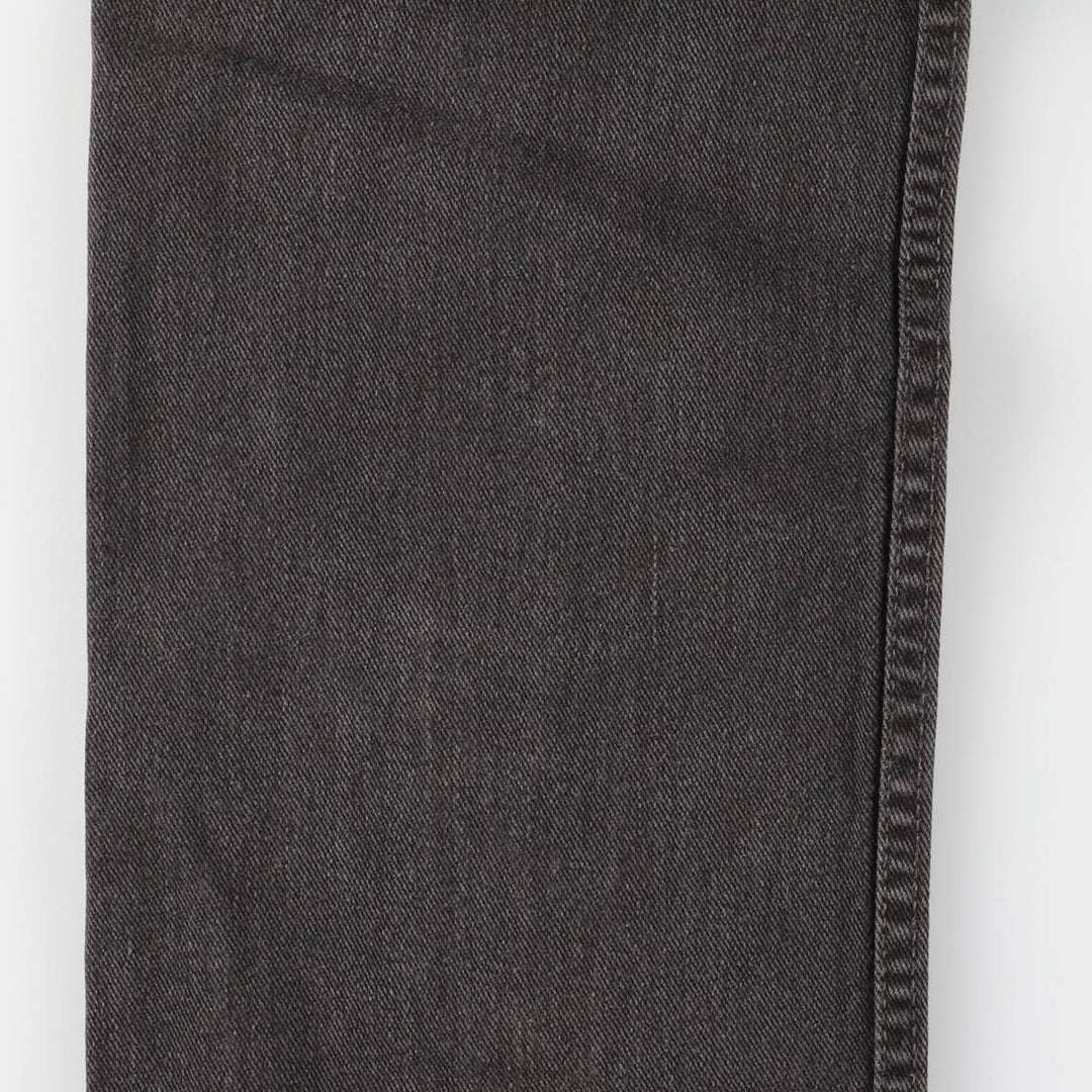 2000'S Levi's 505 Regular Fit Straight Leg Tapered Black Denim Pants, Made in Canada, Men's Size W30 cotton black type Vintage Second Hand