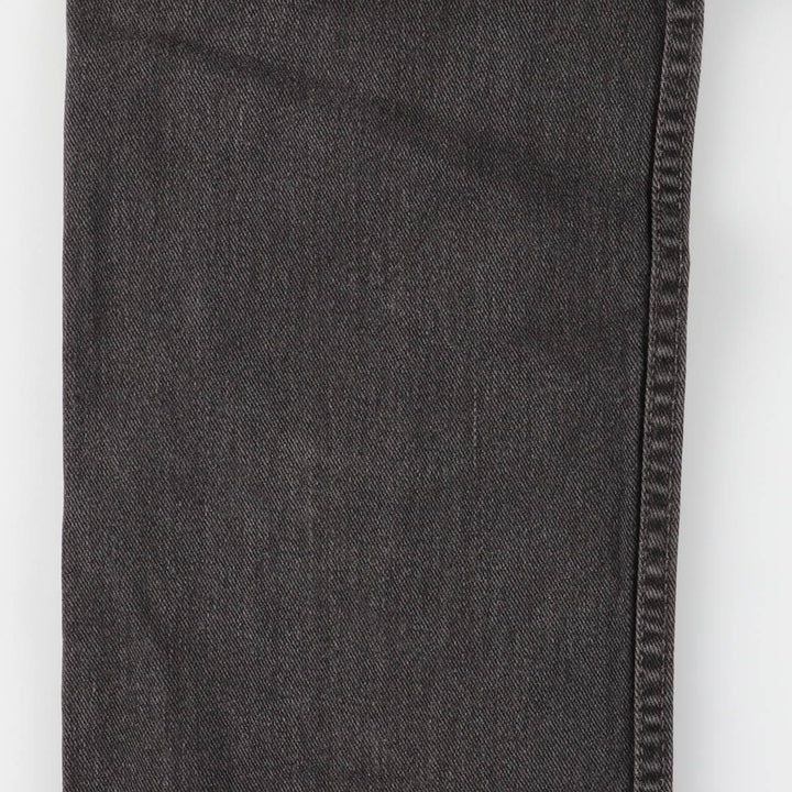 2000'S Levi's 505 Regular Fit Straight Leg Tapered Black Denim Pants, Made in Canada, Men's Size W30 cotton black type Vintage Second Hand