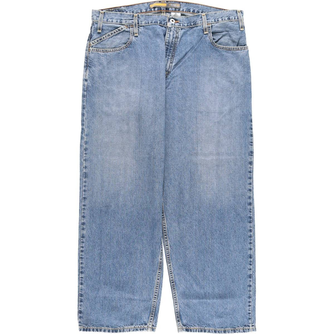 2000'S Levi's SILVER TAB BAGGY tapered denim pants, men's size W39 cotton blue type Vintage Second Hand