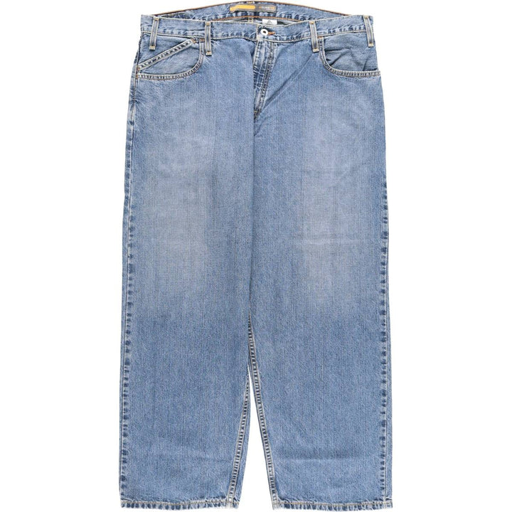 2000'S Levi's SILVER TAB BAGGY tapered denim pants, men's size W39 cotton blue type Vintage Second Hand