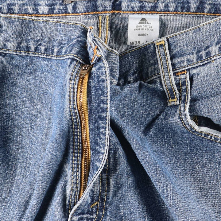 2000'S Levi's SILVER TAB BAGGY tapered denim pants, men's size W39 cotton blue type Vintage Second Hand