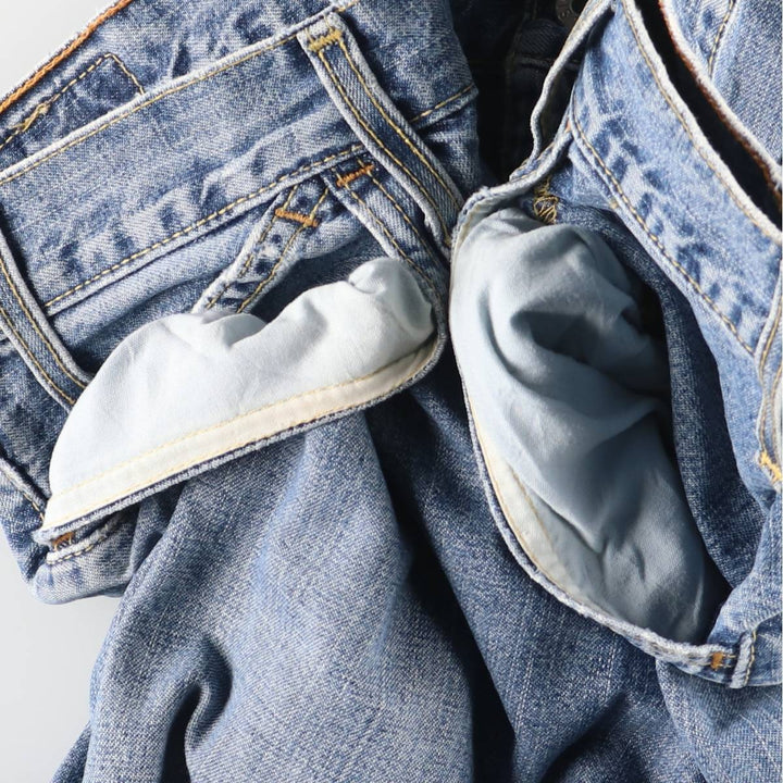 2000'S Levi's SILVER TAB BAGGY tapered denim pants, men's size W39 cotton blue type Vintage Second Hand