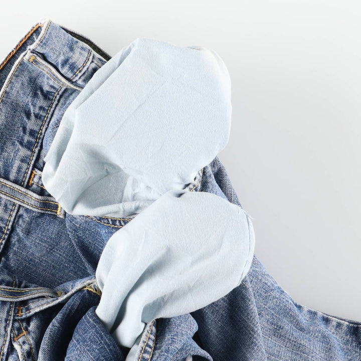 2000'S Levi's SILVER TAB BAGGY tapered denim pants, men's size W39 cotton blue type Vintage Second Hand