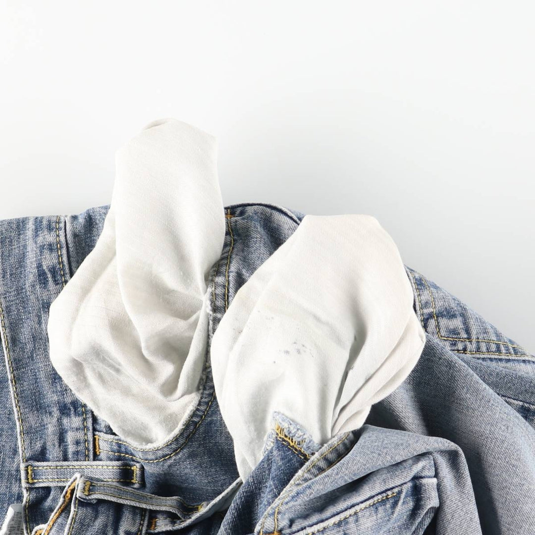2000'S Levi's SILVER TAB BAGGY tapered denim pants, men's size W33 cotton blue type Vintage Second Hand