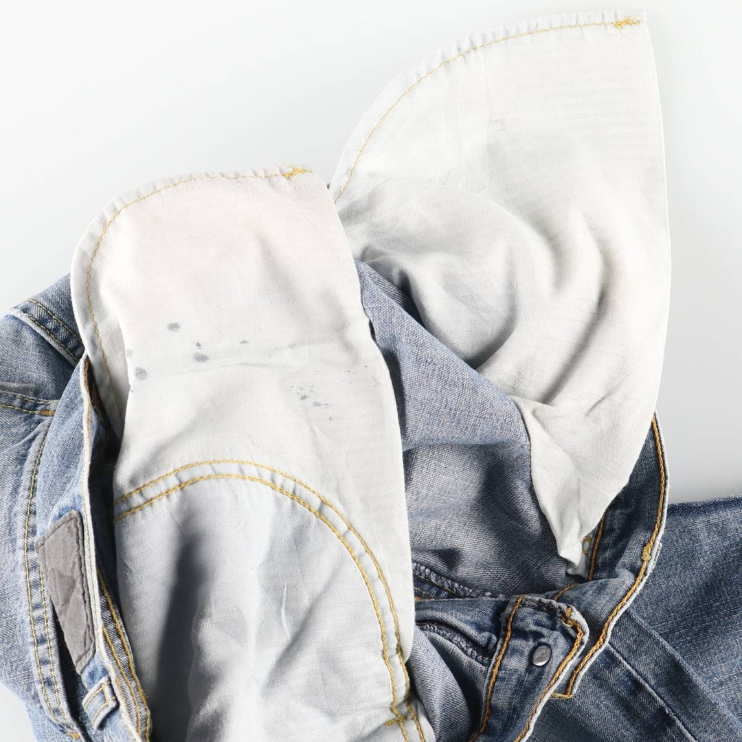 2000'S Levi's SILVER TAB BAGGY tapered denim pants, men's size W33 cotton blue type Vintage Second Hand