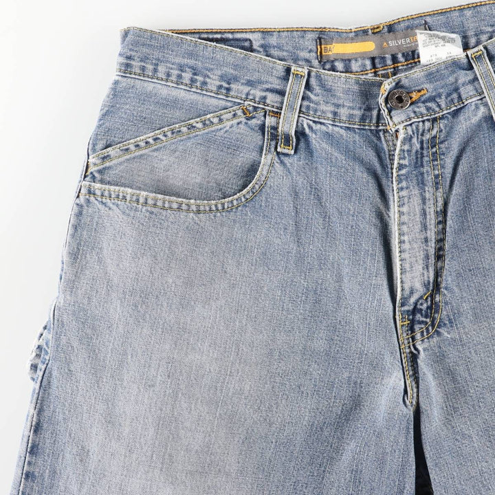 2000'S Levi's SILVER TAB BAGGY tapered denim pants, men's size W33 cotton blue type Vintage Second Hand
