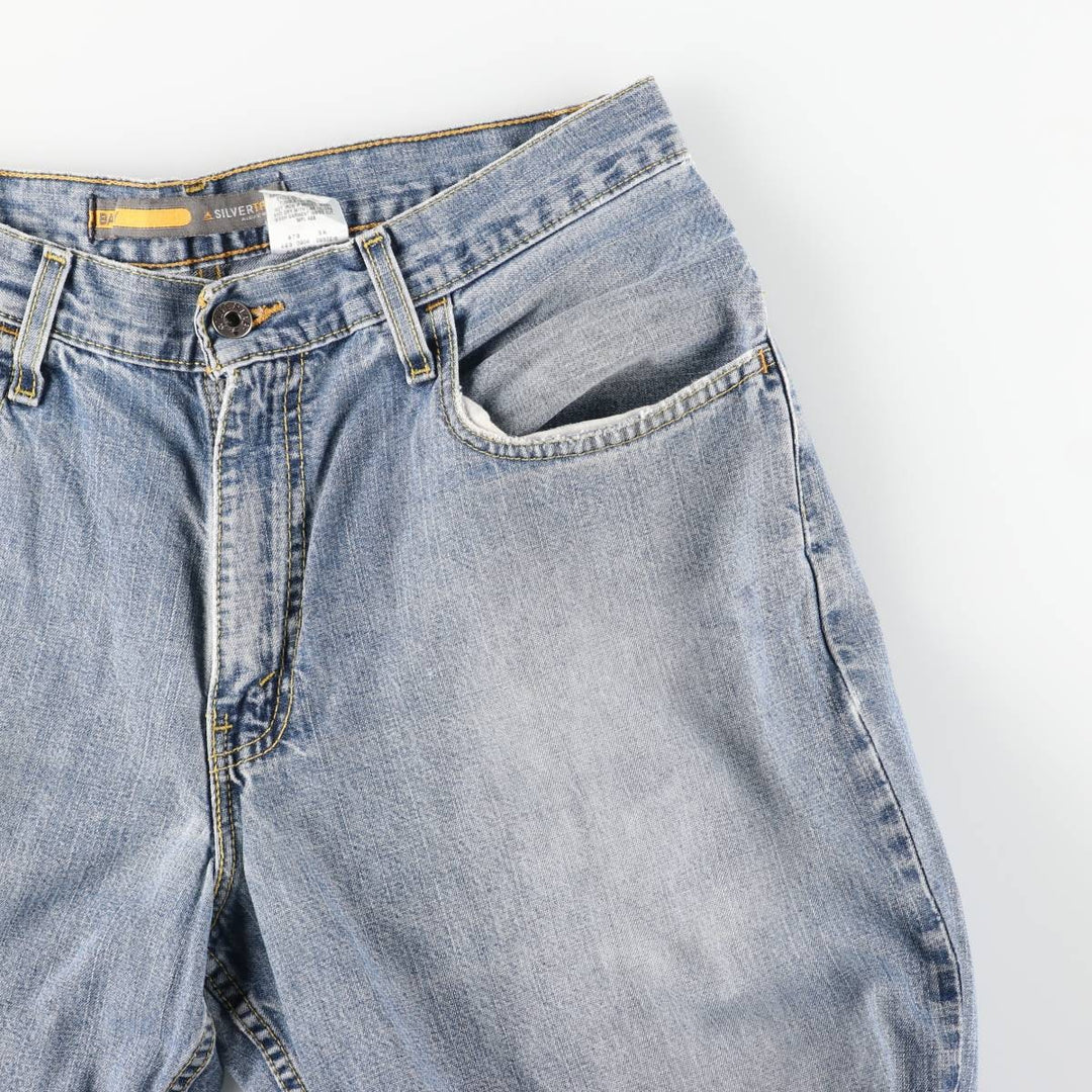 2000'S Levi's SILVER TAB BAGGY tapered denim pants, men's size W33 cotton blue type Vintage Second Hand