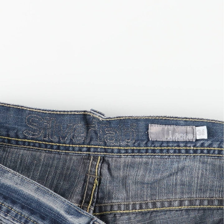 2000'S Levi's SILVER TAB Loose Tapered Denim Pants, Men's Size 36 cotton blue type Vintage Second Hand