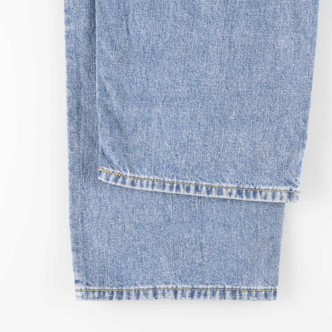 00'S Levi's SILVER TAB BAGGY tapered denim pants for men, size w34 cotton blue type Vintage Second Hand