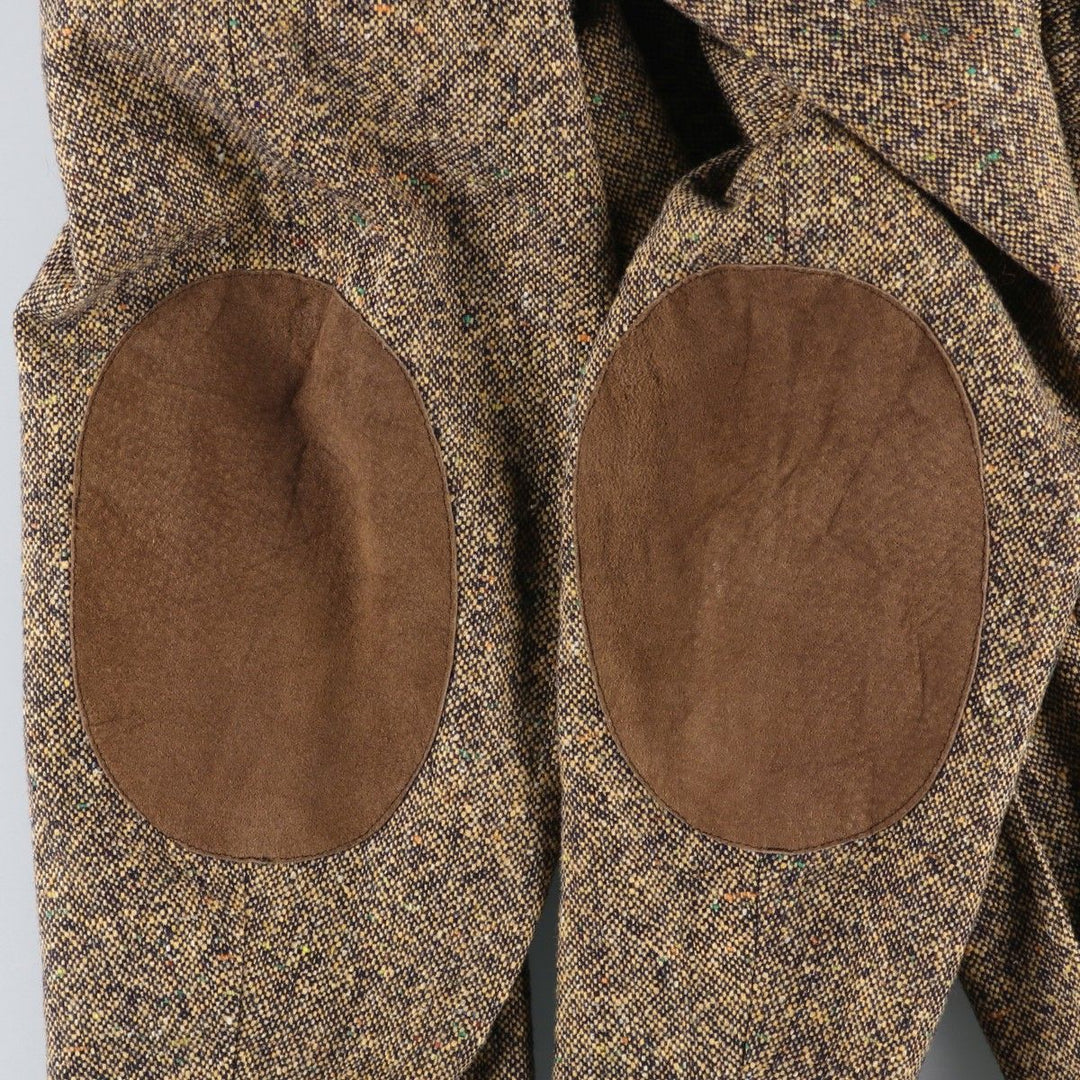 Yves Saint Laurent Colored Nep Tweed Jacket, Made in France, Men's Size Small unclear beige type brown Vintage Second Hand