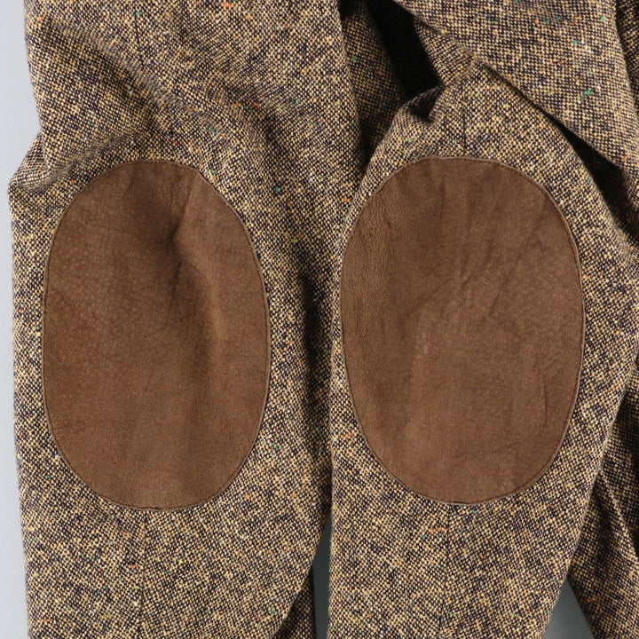 Yves Saint Laurent Colored Nep Tweed Jacket, Made in France, Men's Size Small unclear beige type brown Vintage Second Hand