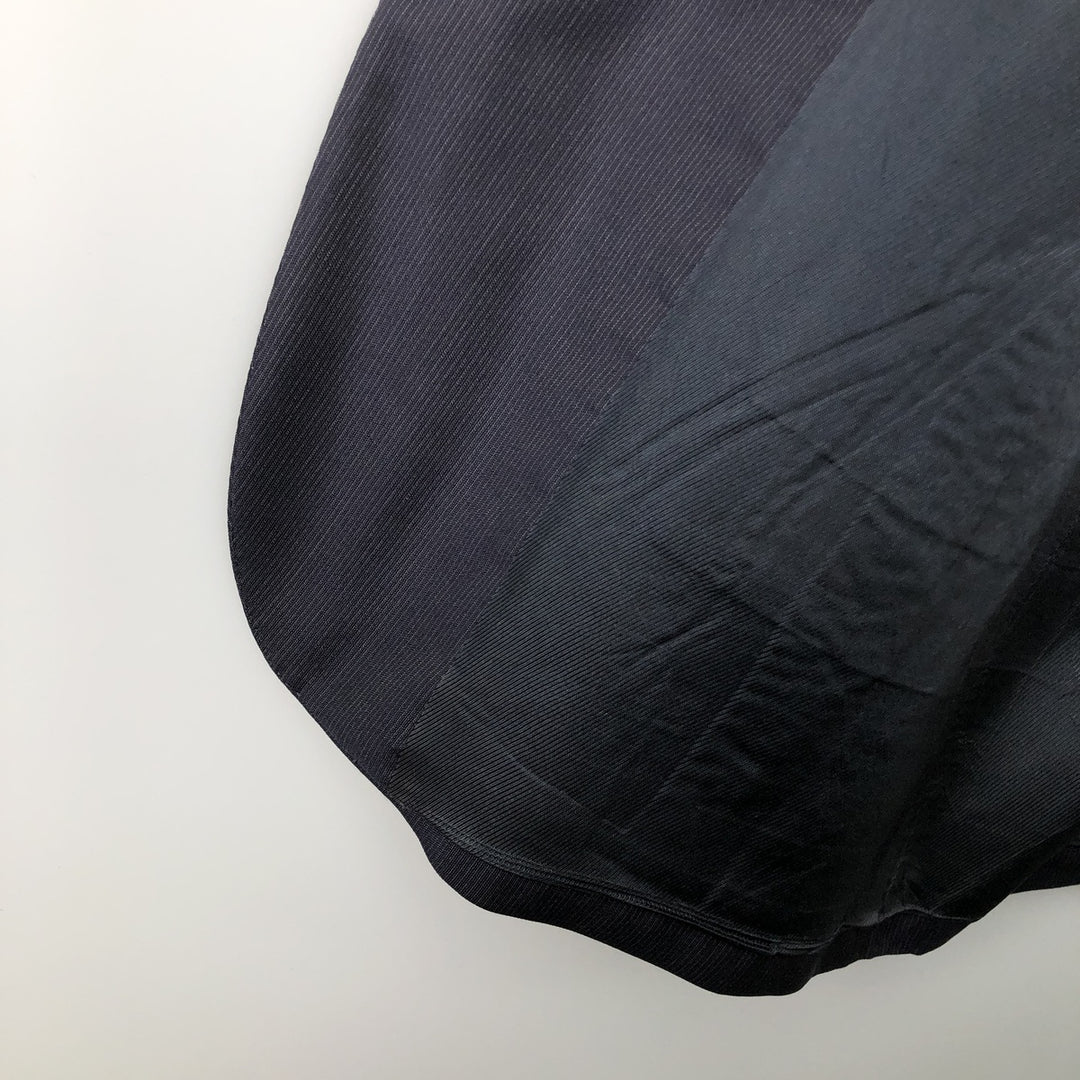 Burberry's BURBERRY LONDON Striped Pattern Wool Tailored Jacket, Men's Size L wool navy blue type Vintage Second Hand