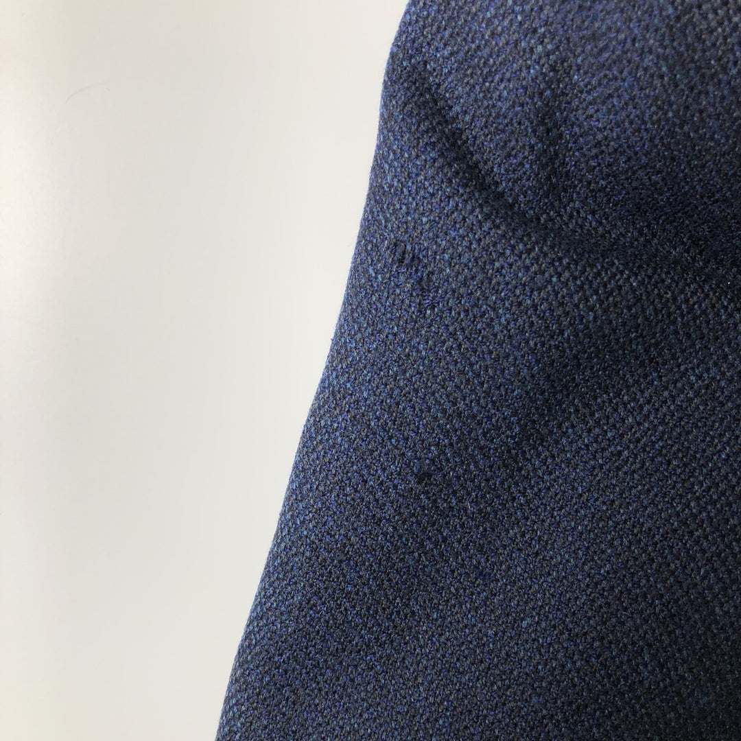 Yves Saint Laurent POUR HOMME wool tailored jacket, men's size L wool navy blue type Vintage Second Hand