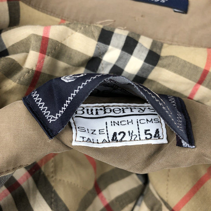 Burberry's cotton jacket, men's size XL cotton Beige type Vintage Second Hand